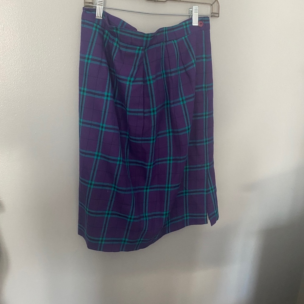 Pappagallo tartan plaid skirt 16